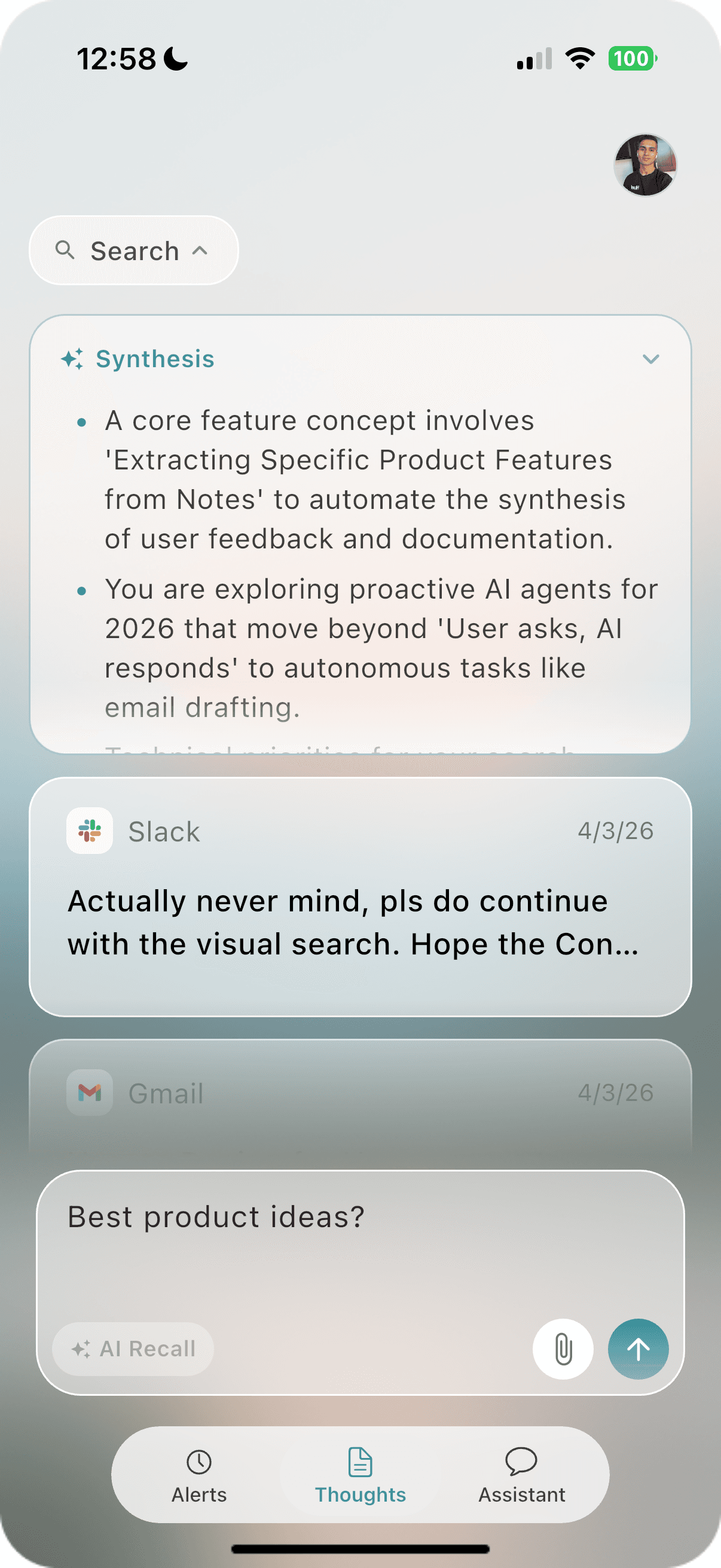 Thoughts - Synthesis