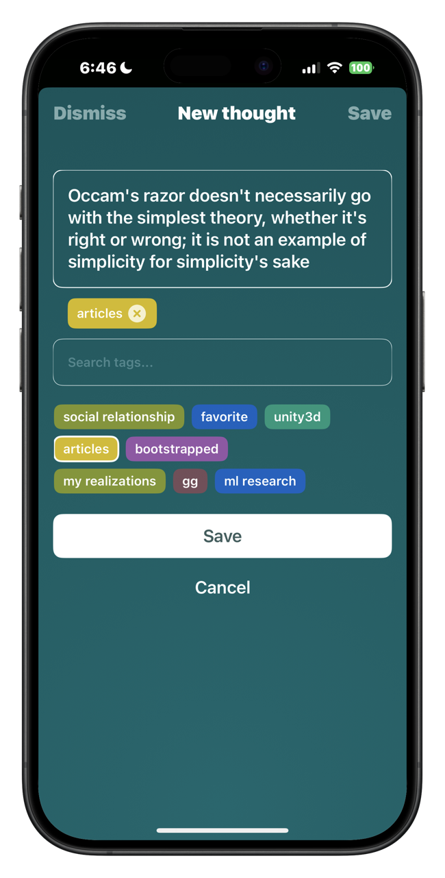 Constella mobile tagging