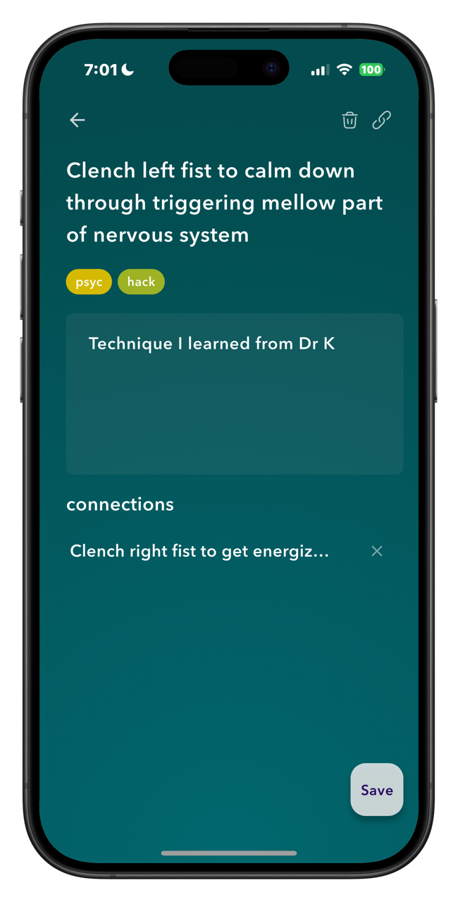 Find what you need when need it.